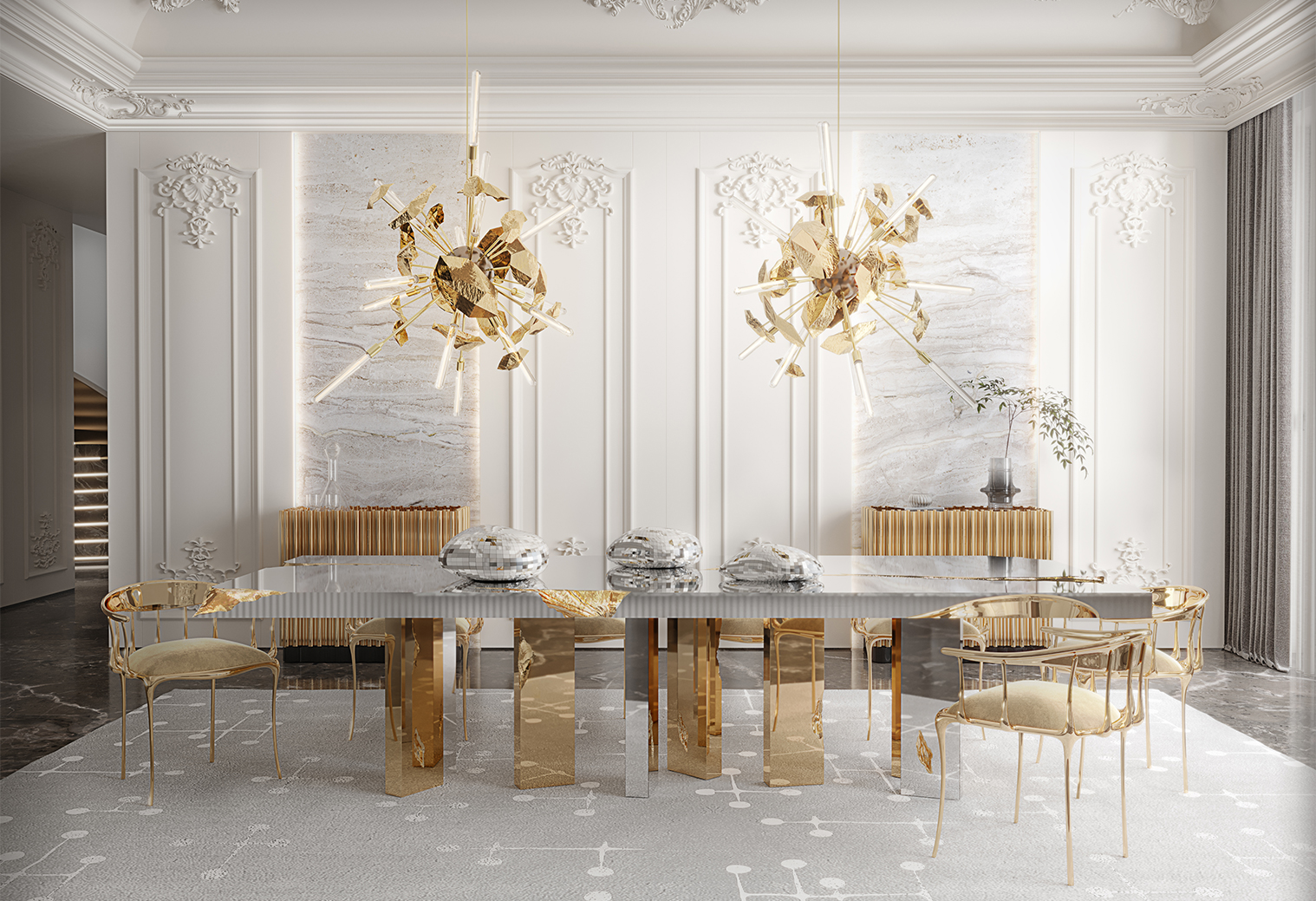 Contemporary empire poplar by Boca do Lobo