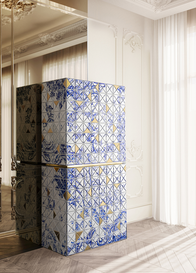 Contemporary pixel ii heritage by Boca do Lobo