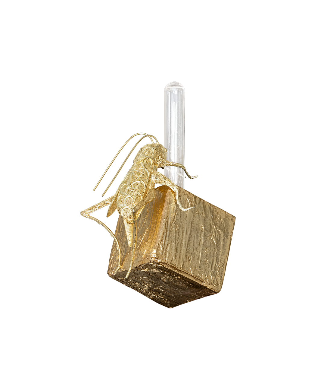 Contemporary cubic filigree cricket small by Boca do Lobo