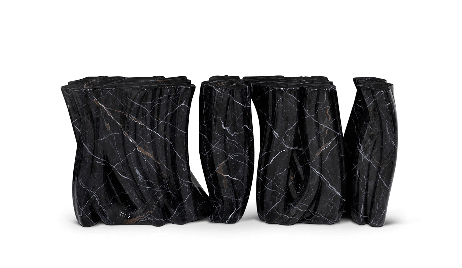 Contemporary monochrome faux-marble by Boca do Lobo