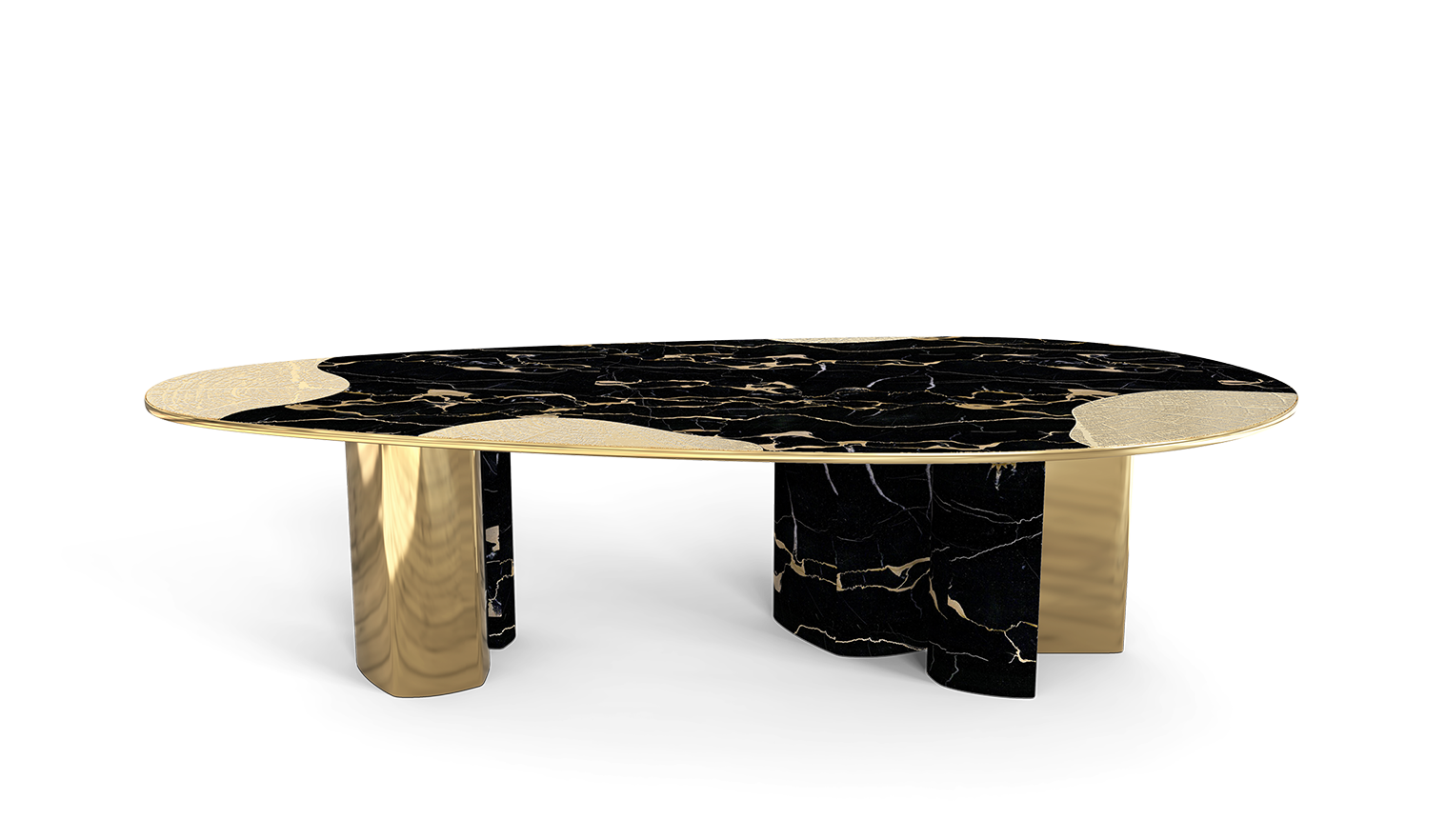 Contemporary Ophelia Carrara Marble and Gold by Boca do Lobo