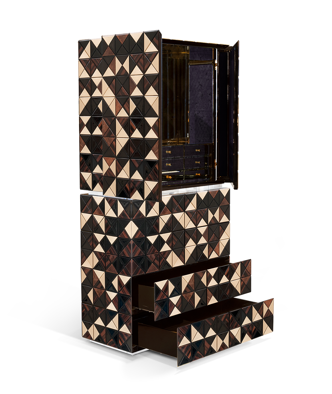 Contemporary pixel ii walnut by Boca do Lobo
