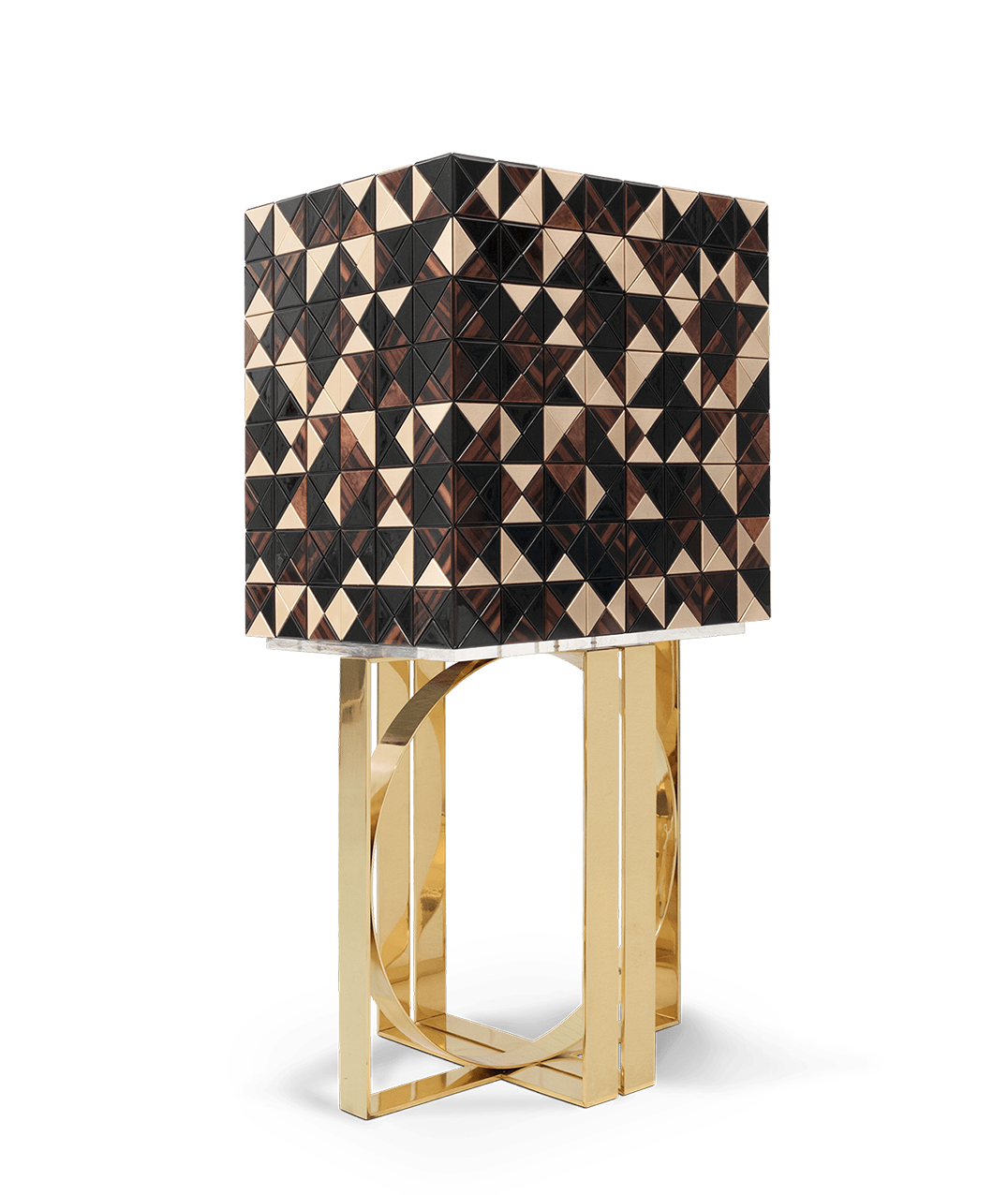 Contemporary pixel walnut by Boca do Lobo